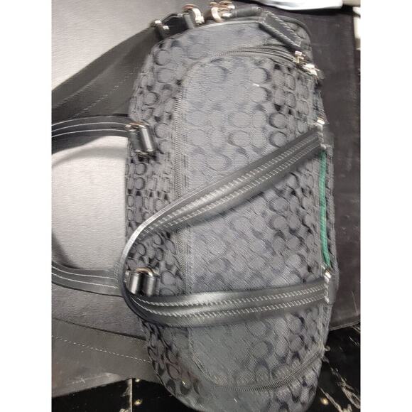 Coach Zip Around Travel Bag Black and Matching Tablet holder - Picture 4 of 14